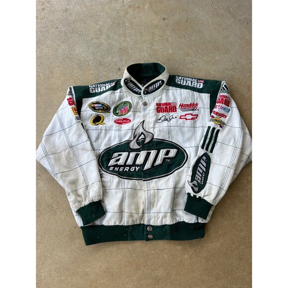 Vintage NASCAR Chase Authentics Dale Earnhardt Jr Amp Energy Jacket  C4 - Picture 1 of 8